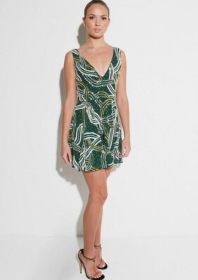 Virgos Lounge Green Sequin Beaded Skater Dress UK 6 10 12 | eBay Virgos Lounge Green Sequin Beaded Skater Dress UK 6 10 12 | eBay