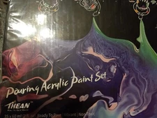 Acrylic Pouring Paint Set | 30 Vibrant Colors Including An Array Of Metallic, Ne