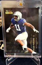 2021 Wild Card BLACK Matte Dallas Cowboys MICAH PARSONS Rookie RC #MC-18 Penn St