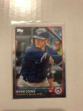 Toronto Blue Jays RYAN GOINS Signed 2015 Topps Card