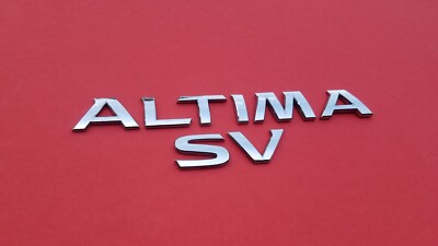 13 14 15 16 17 18 19 NISSAN ALTIMA SV REAR EMBLEM LOGO BADGE SYMBOL SET ...