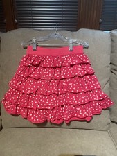 Gap Kids Girls Skirt 8 Pink With Hearts