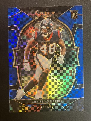 Christian Harris - 2022 Select Concourse Level Blue Prizm /199 RC - Texans