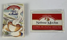 General Foods International Coffees Phone Cards Suisse Mocha - Lot of 2