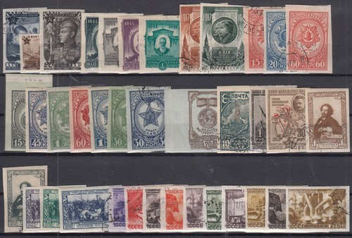 25683/ RUSSIA – 1930 / 1947 USED IMPERF SEMI MODERN SELECTION