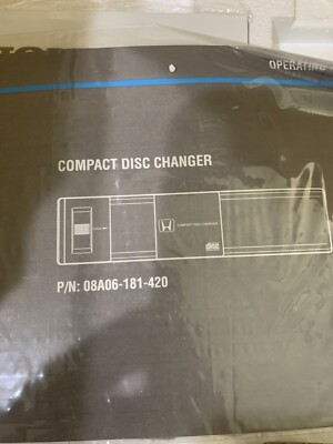 Honda Trunk Mount CD Changer 08A06-181-420 | eBay