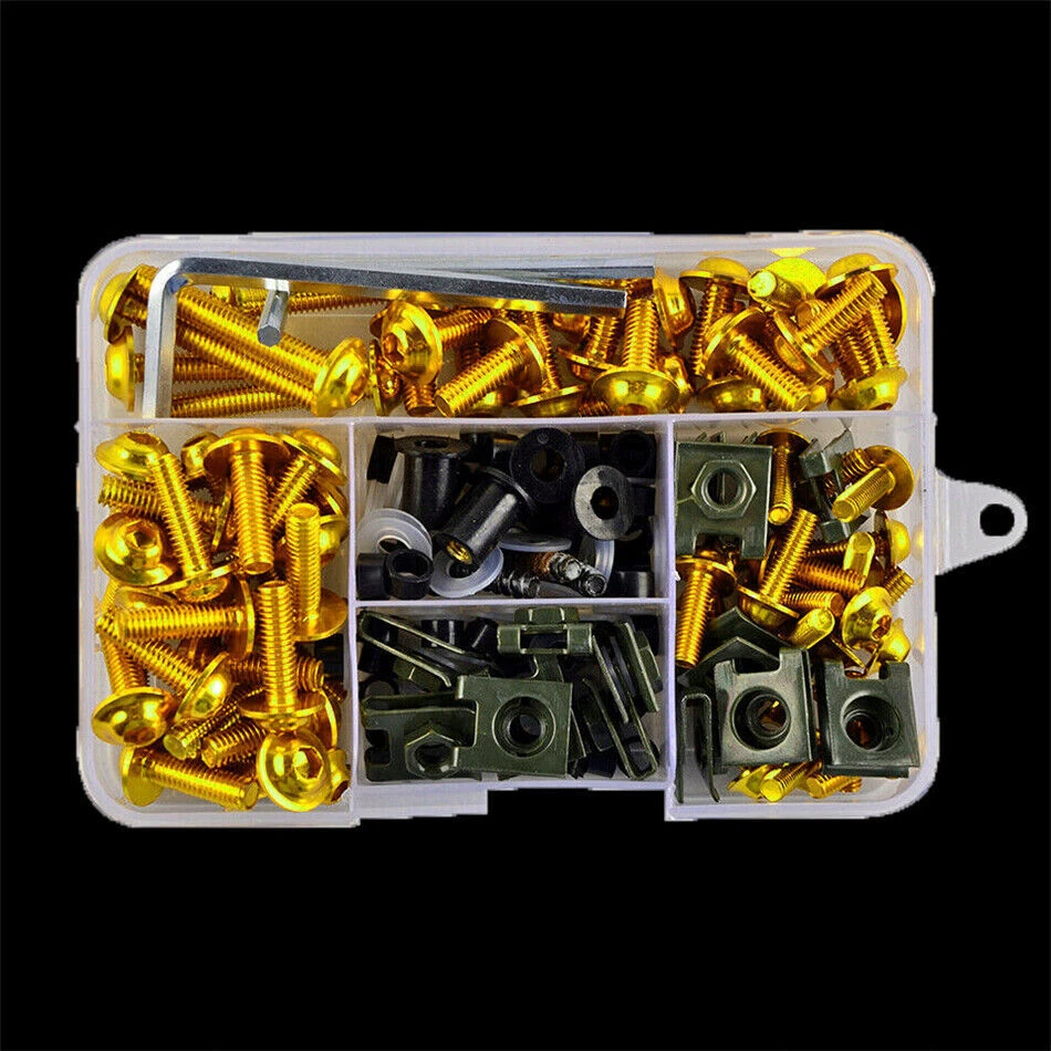 Fairing Bolts Bodywork Screws Kit Nuts For Kawasaki Ninja