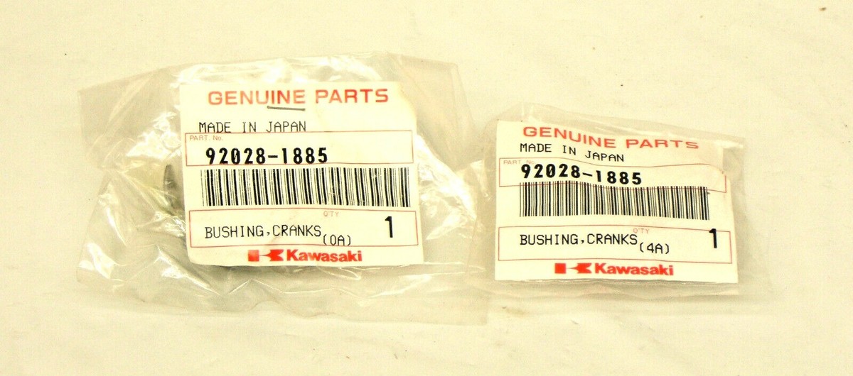 TWO PACK KAWASAKI BUSHING CRANKSHAFT BLACK ZX600 ZZR600 ZX-6R