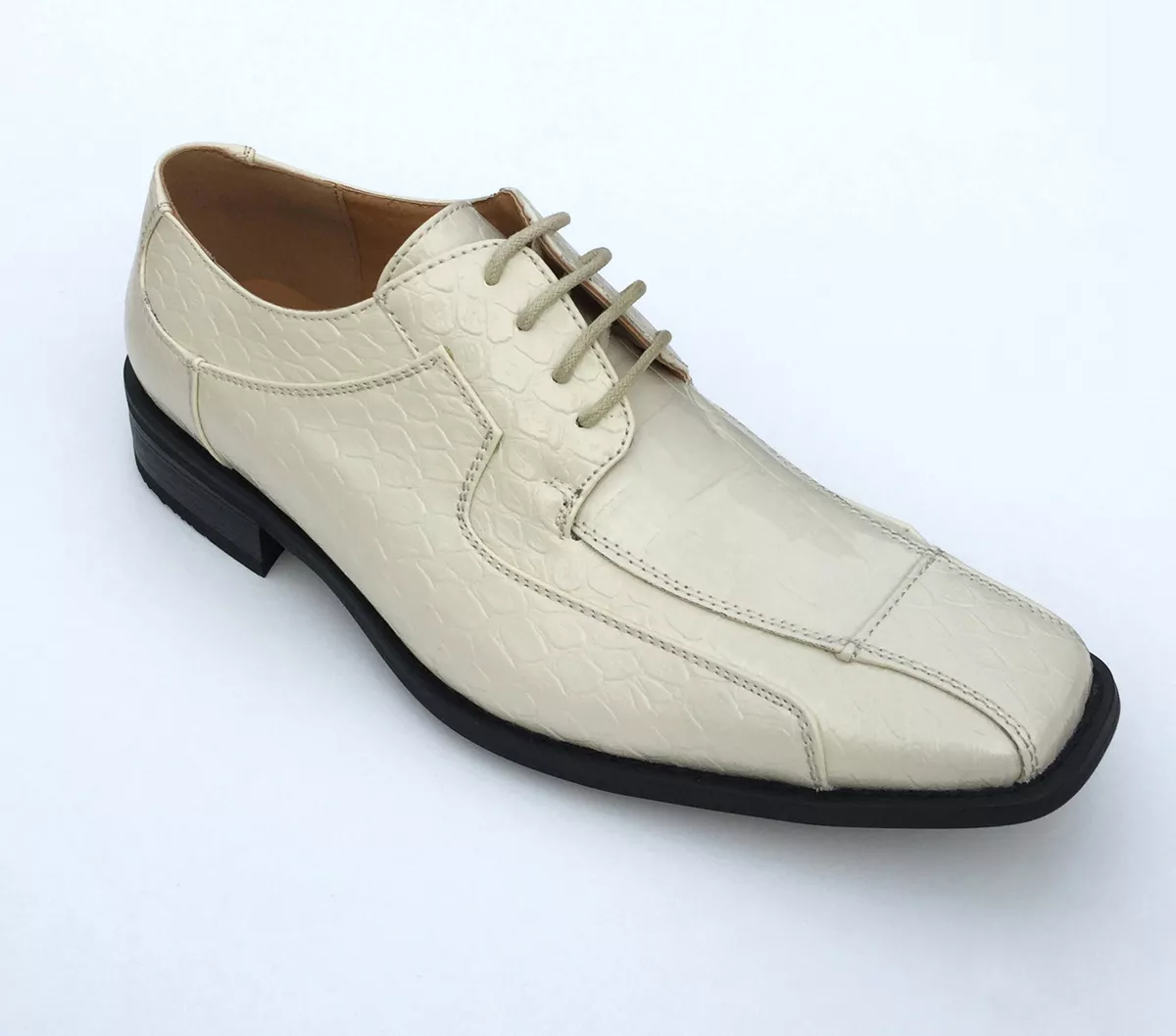 Cream hotsell formal shoes