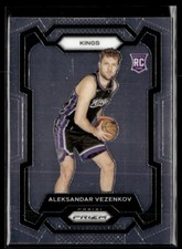 2023-24 Panini Prizm Aleksandar Vezenkov RC #281 Sacramento Kings
