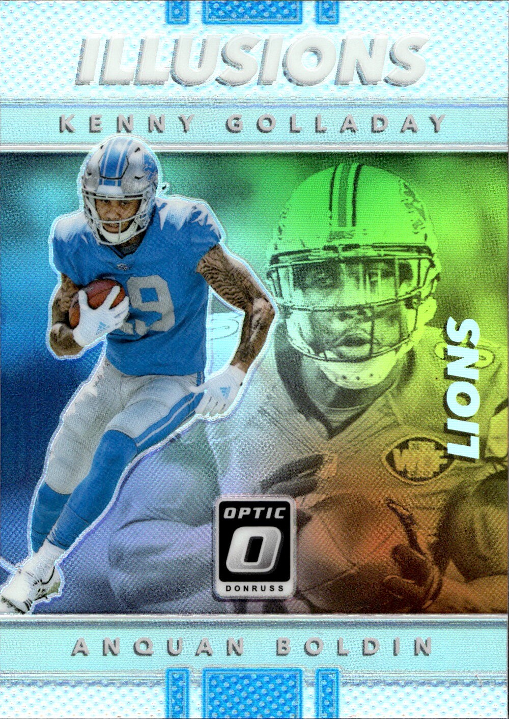 2017 Optic Illusions #26 Kenny Golladay / Anquan Boldin Prizm