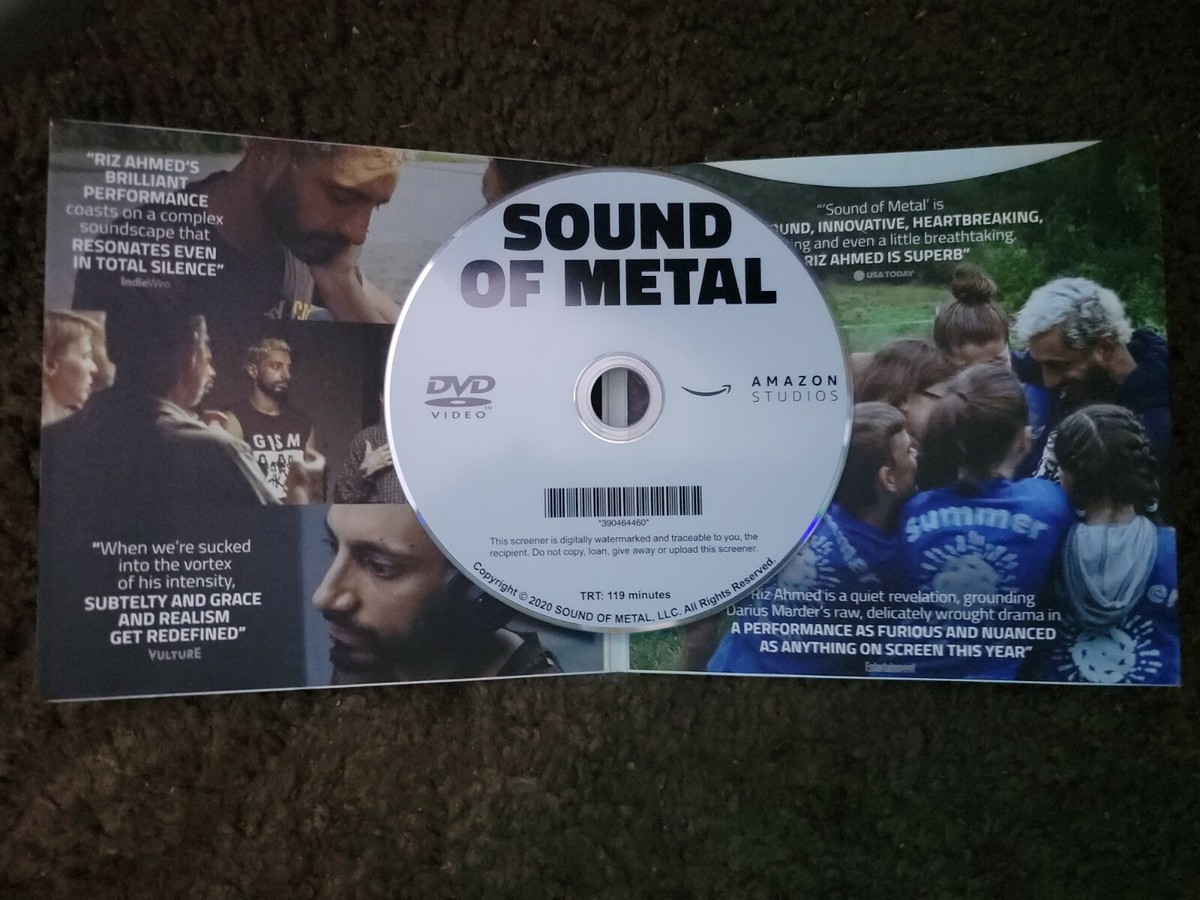 SOUND OF METAL (DVD) FYC PROMO, FULL MOVIE Riz Ahmed Cooke Paul