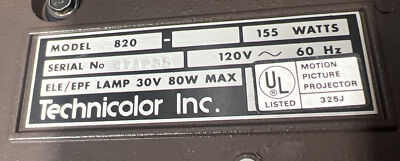 Vintage Technicolor Super 8 Projector Instant Film Loop Player