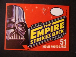 1980 Star Wars The Empire Strikes Back rack pack header card 41116008870 | eBay