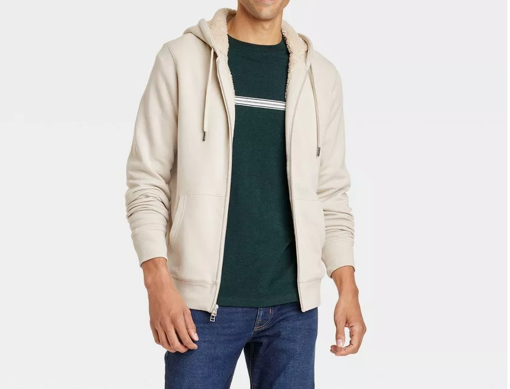 M Goodfellow & Co Men's Fleece Full Zip Up Hoodie Hooded M Goodfellow & Co Men's Fleece Full Zip Up Hoodie Hooded