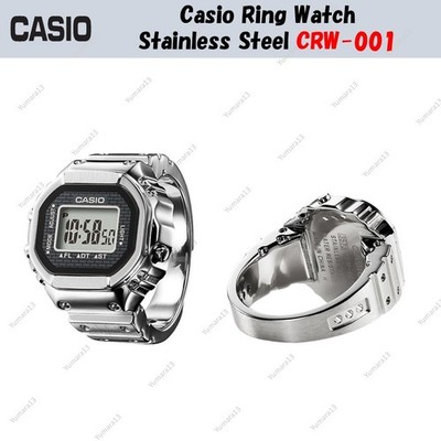 Casio Ring Watch Stainless Steel CRW-001