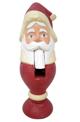Christmas Santa Nutcracker Midwest of Cannon Falls 10in Carved Look Figurine