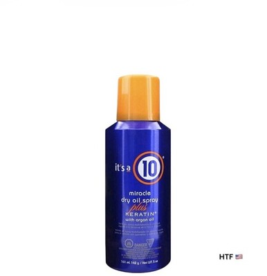 IT'S A 10 Miracle Dry Oil Spray Plus Keratin with Argan Oil 5oz NEW