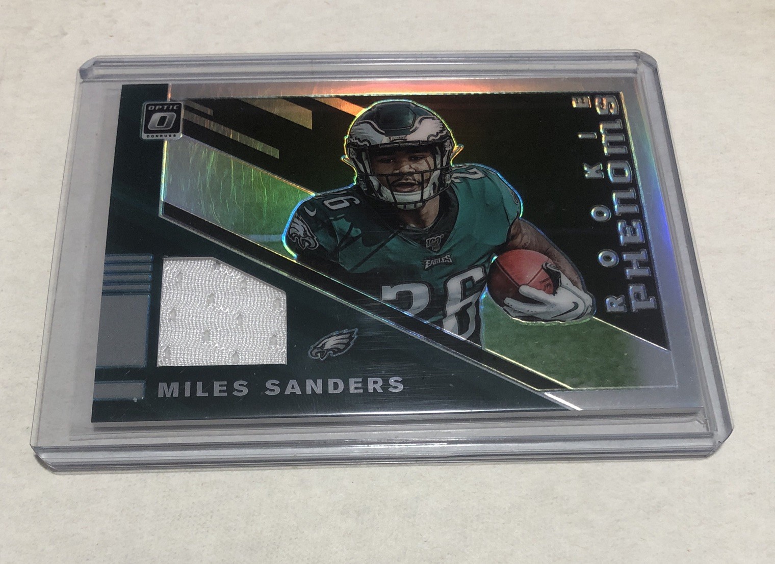 Miles Sanders Panini Donruss Optic Rookie Phenoms Jerseys #RP22 Base