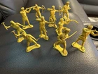Lot Of 16 Marx Indians With Knife And Tomahawk 2-3” Crockett Guns Red And Yellow