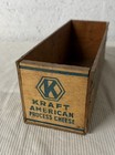 Vintage Kraft American Process Cheese 5 Lb. Wooden Box Crate — photo 4