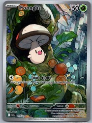 Foongus 095/086 SV: Black Bolt Illustration Rare Pokemon TCG