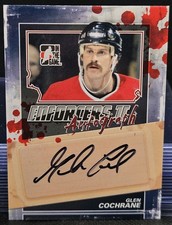 12-13 In The Game Enforcers II Glen Cochrane Autograph 🚨🚨🚨 Chicago Blackhawks