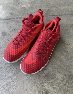 Nike Free Hypervenom 2 FS RED Running Shoes size 9 Worn Twice
