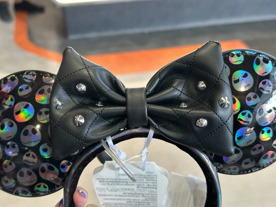 2025 Disney Parks Nightmare Before Christmas Jack Skellington Ears Headband NEW - Image 3 of 3