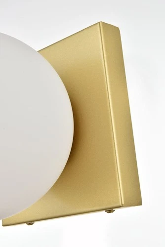 Elegant Lighting LD7303W6 Jaylin 6" Tall Bathroom Sconce - White - Picture 3 of 12