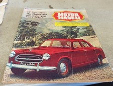 Oct 1955 Motor Manual Magazine PEUGEOT 403 , Wolseley 6/90