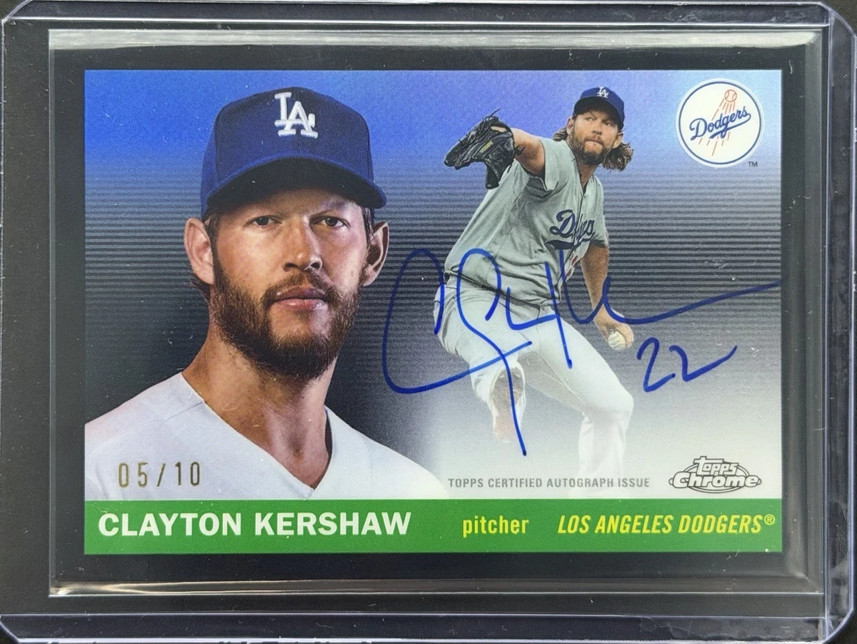Clayton Kershaw Serial Numbered Baseball Sports Trading Cards for