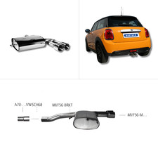 Bastuck Sportauspuff - Mini F56 Cooper/ One/ One First Diesel