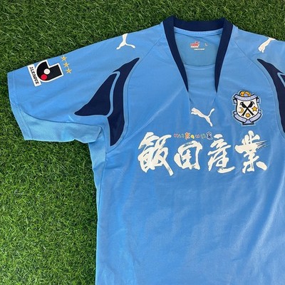 8SM2 JUBILO IWATA ゲームシャツ　オフィシャルグッズ　青　古着 Jubilo Iwata 2007 Official Jersey Shirt Kit – JPN L / US M – J