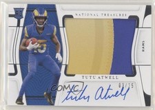 2021 National Treasures Rookie Material Signatures RPS 3/25 Tutu Atwell Auto s3g