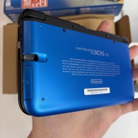 Nice! Nintendo 3DS XL Handheld Console SPR-001 Blue/Black US Model In Box