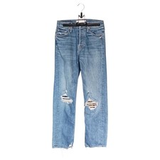 Mother Jeans 25 Womens Blue Superior Tomcat Ankle Regular Cotton Medium Crop The