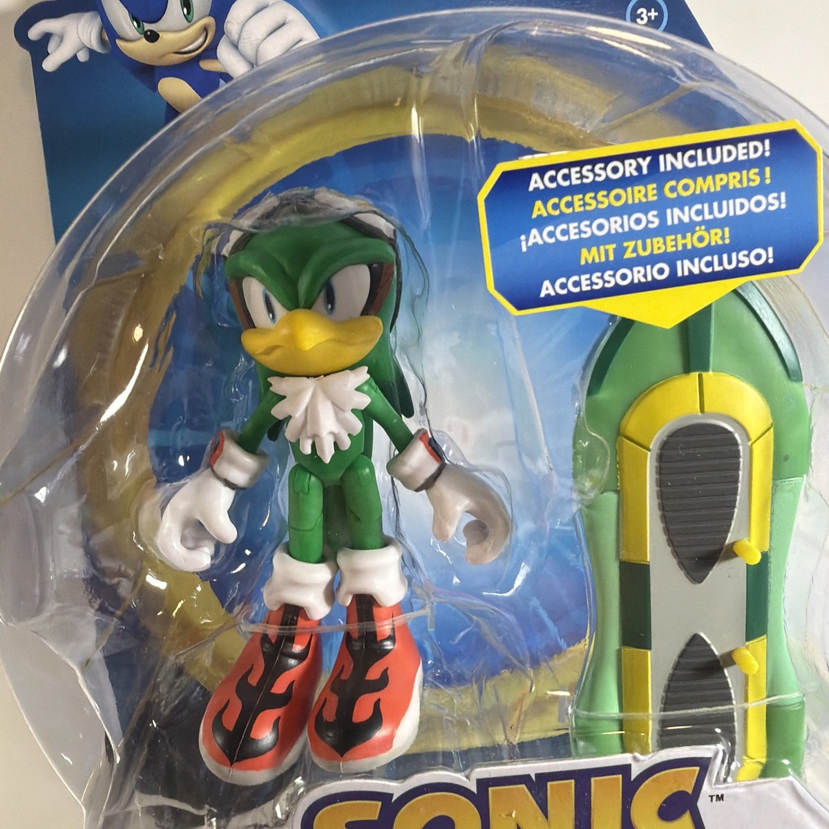 Sonic the Hedgehog Jet 4” With Type J Board Action Figure 2025