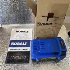KOBALT 24V 4.0Ah #6504233 NEW IN BOX - Blue - Model #KB-424F-03  
