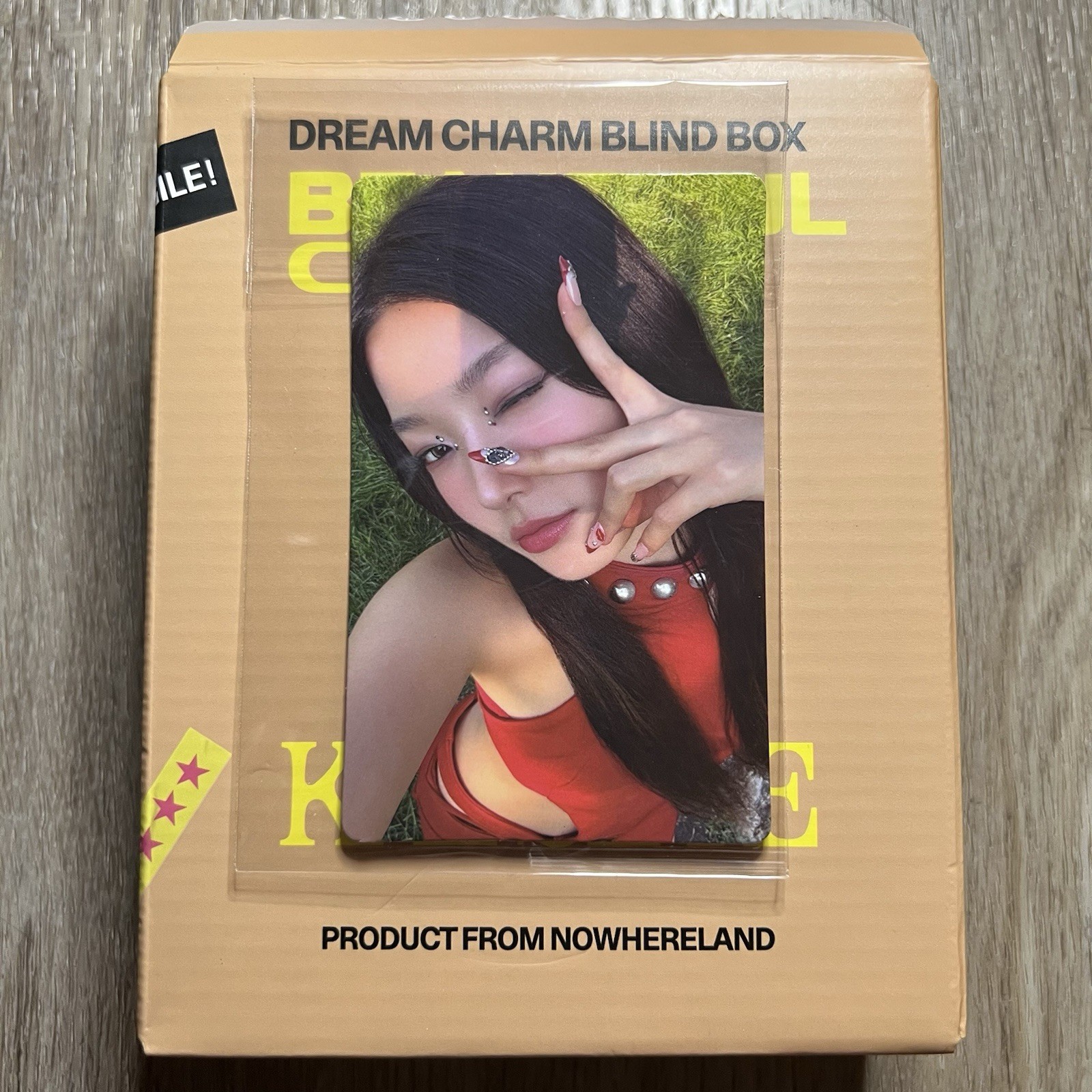KATSEYE YOONCHAE GNARLY Beautiful Chaos Dream Charm Rave Sprout Photo Card ONLY