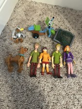 Scooby-Doo Hanna Barbera Figures Lot Scooby, Shaggy, Velma  Daphnie Scooter