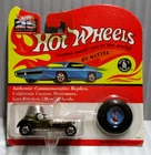 Hot Wheels 25th Anniversary Classic Red Baron RED LINES + Collectors Button
