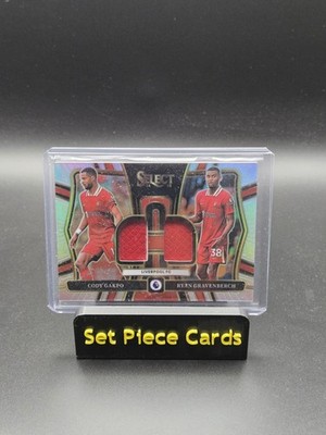 Cody Gakpo/Ryan Gravenberch 2024-25 Panini Select EPL Dual Swatches Prizm