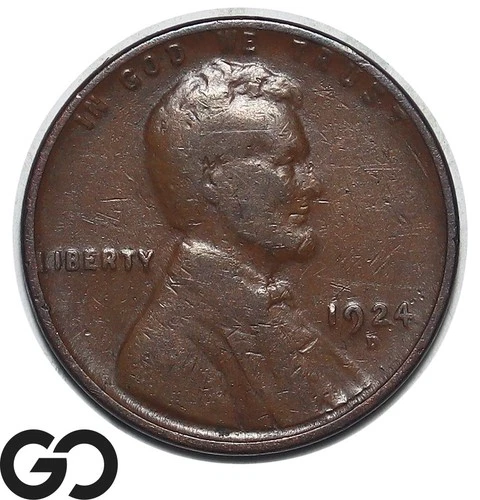 1924-D Lincoln Cent Wheat Penny