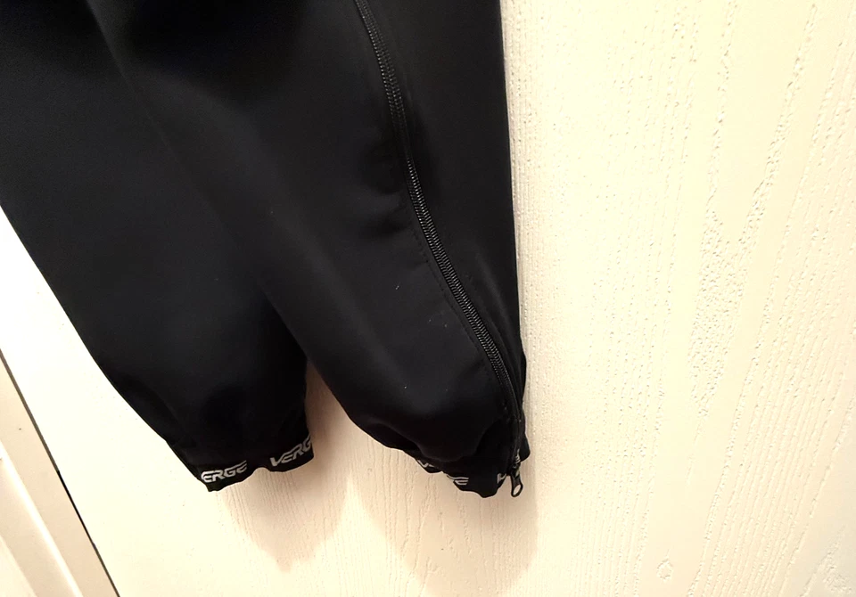 Pantalón Verge Ciclocross Invierno Peso Negro Forro Polar Bicicleta de Carretera Otoño Lluvia Cálido Foto 3 de 4