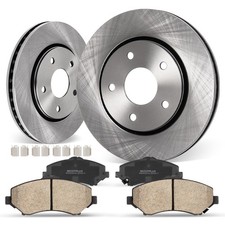 2x Front Brake Rotor Brake Pad For Dodge Grand Caravan Chrysler Town Country 2x Front Brake Rotor Brake Pad For Dodge Grand Caravan Chrysler Town Country