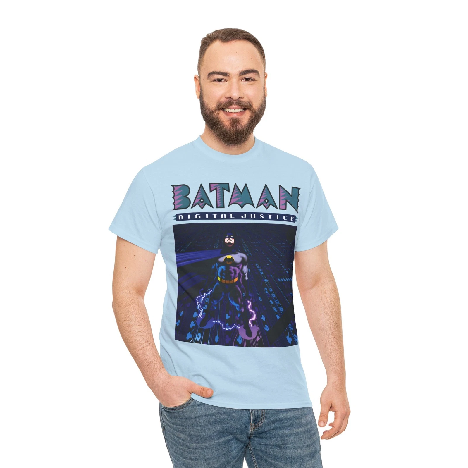 Batman Digital Justice T-Shirt - Pepe Moreno Computer Art - DC Comics