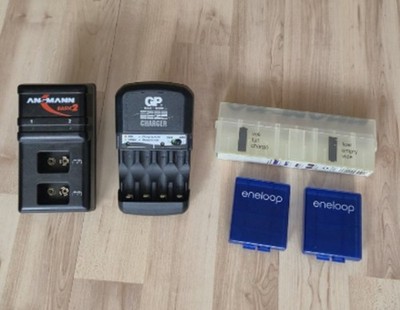 Ladeset: ANSMANN Basic 2, GP NiMH/NiCd, 3 Batterieboxen