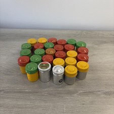 Vintage Kodak  Other Aluminum Metal 35mm Film Canisters W/ Lids Lot Of 28