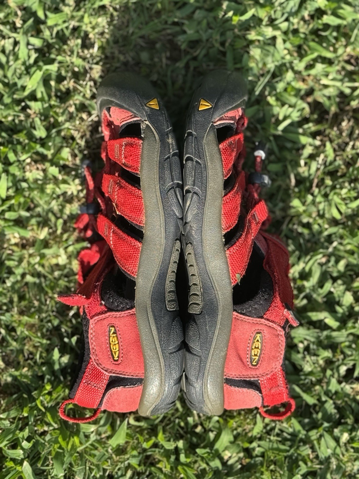 Sandali scarpe rosse impermeabili Keen Newport H2 bambini grandi taglia 4 anni